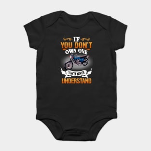 CLASSIC BIKE N08 Baby Bodysuit